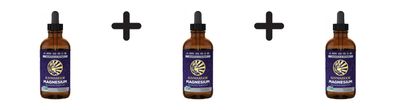 3 x Sunwarrior Magnesium Liquid (118ml) Unflavoured