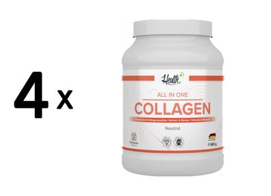 4 x Zec+ Health+ All In One Collagen (600g) Unflavoured