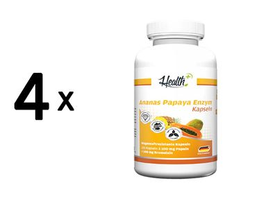 4 x Zec+ Health+ Pineapple-Papaya Enzyme (120) Unflavoured