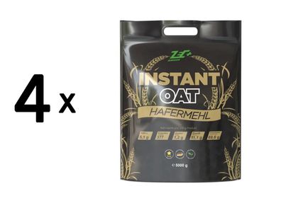 4 x Zec+ Instant Oats (5000g) Unflavored