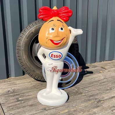 Esso Tropf Figur Männchen Werbefigur Oldtimer Öl Tankstelle Retro Nostalgie Frau groß