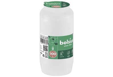 Bolsius Kompolicht ohne Palmöl Nr. 7 weiß