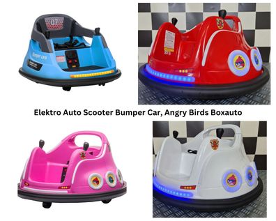 Elektro Kinder Bumper Car Boxauto Autoscooter Hello Kitty, Angry Birds 6V 12V