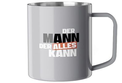 LA VIDA Thermobecher "Mann kann" 411019