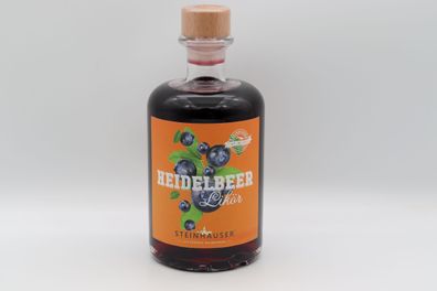 Bodensee Heidelbeerlikör Apothekerflasche 0,5 ltr
