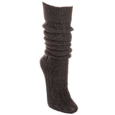 Trachtensocken lang anthrazit - Größe: 39-42