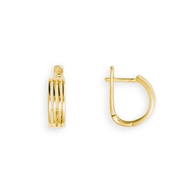 PALIDO C311-115 Creolen, Gelbgold, 585