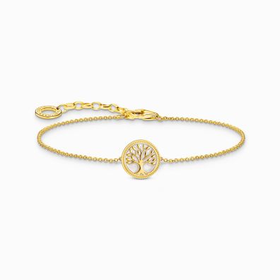 Thomas Sabo Armband mit Tree-of-Love-Anhänger vergoldet 925/- Silber