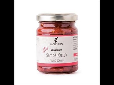Sanchon Würzsauce Sambal Oelek, Sanchon 125g