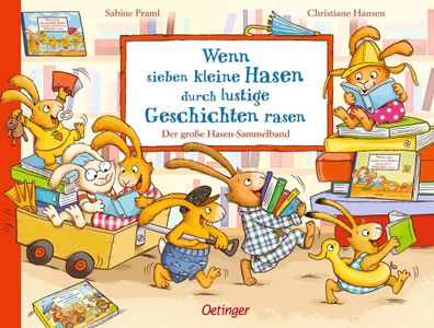 Wenn sieben kleine Hasen durch lustige Geschichten rasen | Sabine Praml | Buch