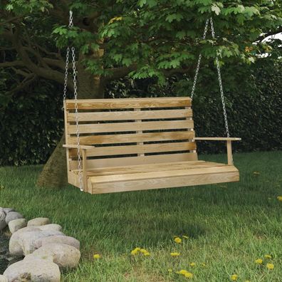 vidaXL Schaukelbank 110 cm Imprägniertes Kiefernholz