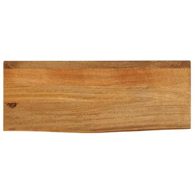 vidaXL Tischplatte mit Baumkante 80x20x3,8 cm Massivholz Mango