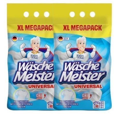 WäscheMeister Universal Waschpulver 2x6 kg - Made in Germany
