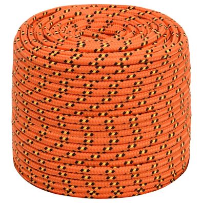 8 mm] Bootsseil | Seil | Arbeitsleine | Tauwerk | Ankerleine | geflochten | PP