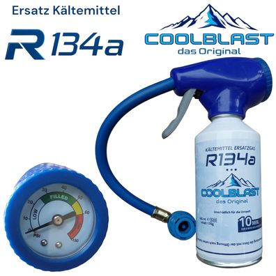 Coolblast das Orginal Kältemittel R134a Ersatzgas Klimagas