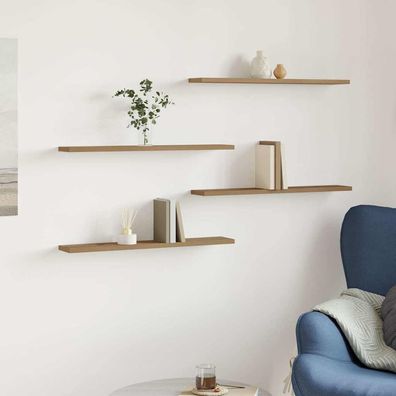 vidaXL Regalböden 4 Stk. Artisan-Eiche 60x10x1,5 cm Holzwerkstoff