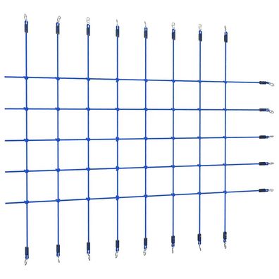 vidaXL Kletternetz 200x150 cm Blau