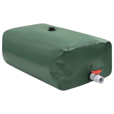 vidaXL Wassertank mit Wasserhahn Faltbar 500 L PVC