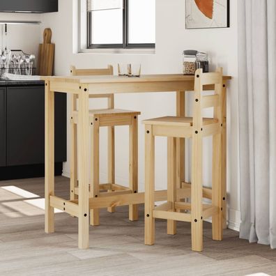 vidaXL Barstühle 2 Stk. Massivholz Kiefer