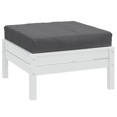 vidaXL Palettenkissen Melange Anthrazit 60x60x9,5 cm Stoff