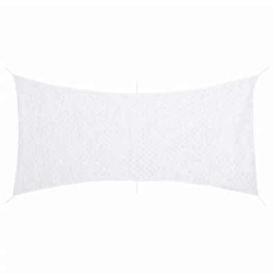vidaXL Tarnnetz mit Aufbewahrungstasche 410x285 cm Weiß