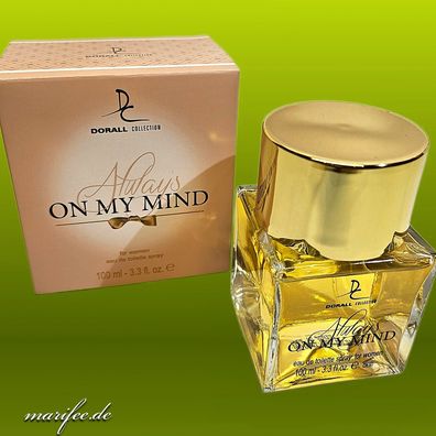 Eau de Parfum Always on my Mind, 100 ml Spray-Vaporisator Art.-Nr. 43174
