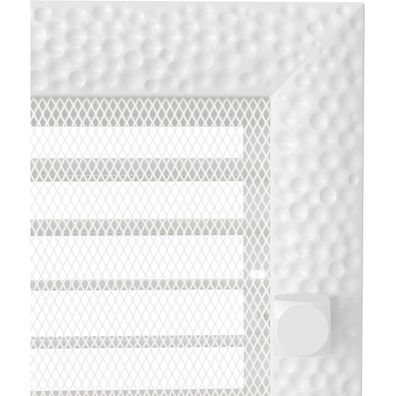 Lüftungsgitter VENUS 22x30 weiß Jalousie