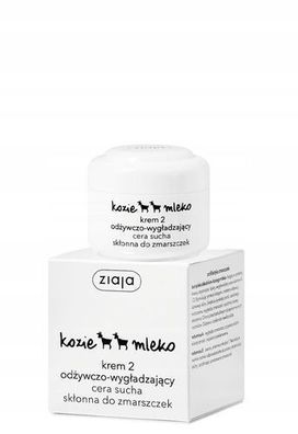 Ziaja Ziegenmilch Naehrende & Glaettende Creme fuer Trockene Haut, 50ml