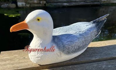 Möwe Figur Statue Skulptur Maritim Vogel Sylter Dekoration Wattenmeer Meeresvogel S