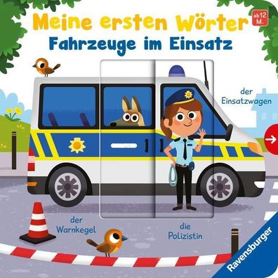 Meine ersten Wörter - Fahrzeuge im Einsatz | Mila Rulff | Buch | 12 S. | Deutsch