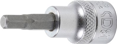 Bit-Einsatz | Antrieb Innenvierkant 10 mm (3/8") | Innensechskant 7/32" BGS