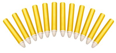Fettsignierstifte | weiß | 12 Stück BGS
