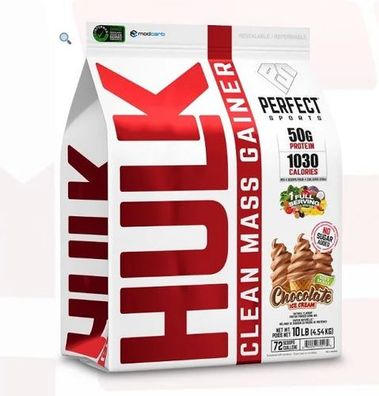 Perfect Sports Hulk Clean Mass Gainer - 4.54kg