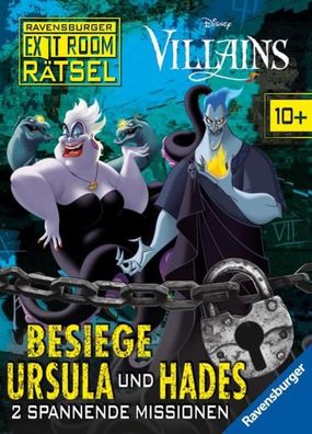 Disney Villains - Ravensburger Exit Room Rätsel: Besiege Ursula und Hades | Buch