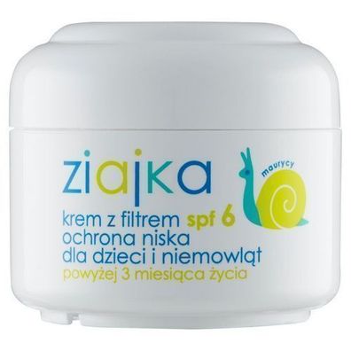 Ziaja Ziajka Sonnenlotion LSF6 fuer empfindliche Baby- und Kinderhaut, 50 ml