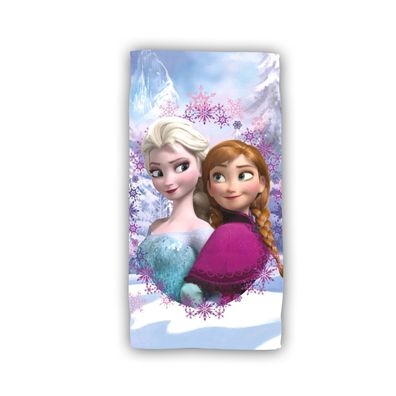 Disney Frozen Baumwolle Strandtuch Frottee Badetuch mit Premium Druck, 70x140 cm