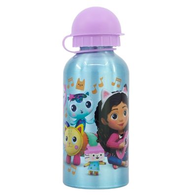 Gabby’s Dollhouse Aluminium Trinkflasche 400ml – Kinderflasche für Schule & Freizeit