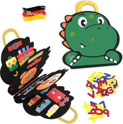 Busy Board – Montessori Lernspielzeug für frühe Entwicklung & motorische Fähigkeiten