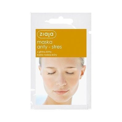 Ziaja Antistress-Maske mit gelber Tonerde fuer alle Hauttypen, 7 ml