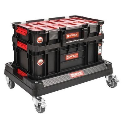 Qbrick Set: Kiste Two Box 200 6xOrganizer Multi Organizer TWO + Transportplatfform