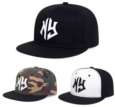 NY Snapback NEU Baseball Cap Verstellbare New York Flat Brim Verstellbare Mütze