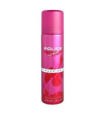 Police Passion Frau Deodorant Spray 200ml - Erfrischender Duft fuer die moderne F