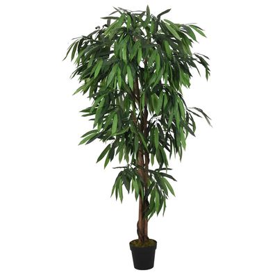 vidaXL Mangobaum Künstlich 600 Blätter 150 cm Grün