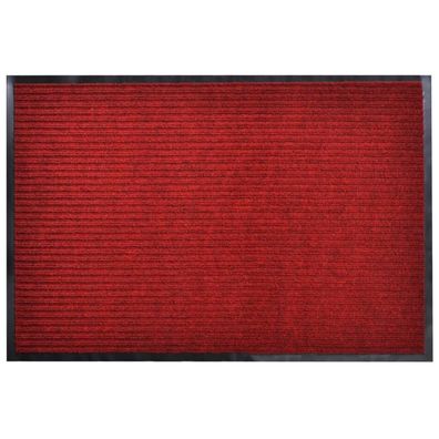Rote PVC Türmatte 90 x 120 cm