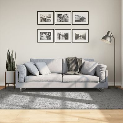 vidaXL Shaggy-Teppich Pamplona Hochflor Modern Grau 160x230 cm
