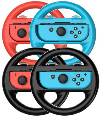4x lenkräder für Nintendo Switch / kompatibel mit Joy-Con / Mario Kart 8 Deluxe
