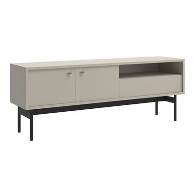 Selsey Olar - TV-Element mit Schublade, Greige, 154 cm