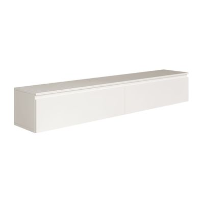 Selsey Bemmi - TV-Hängeboard, Weiß, 175 cm