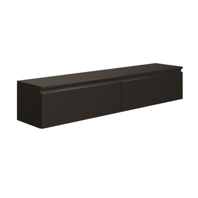 Selsey Bemmi - TV-Hängeboard, Schwarz, 150 cm