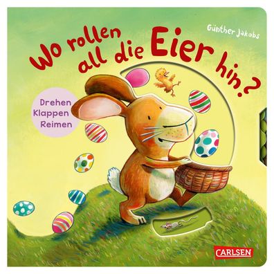 Wo rollen all die Eier hin? | Osterspaß mit Drehscheiben und Klappen | Jakobs